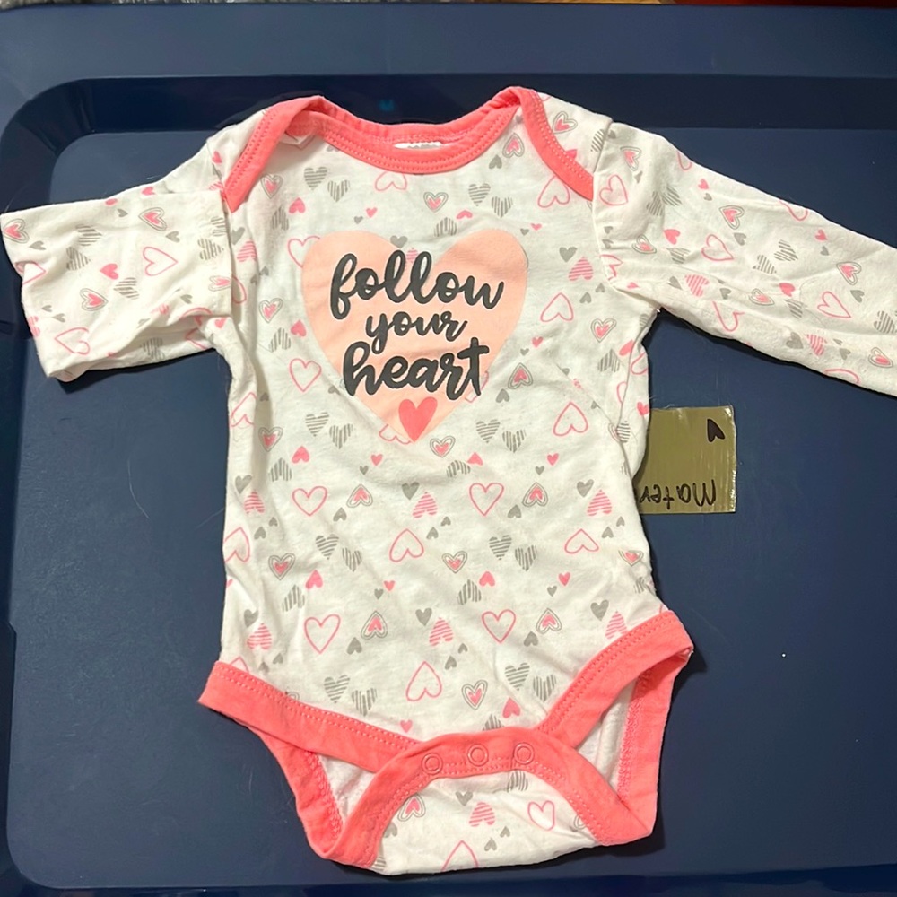 Follow your heart onesie